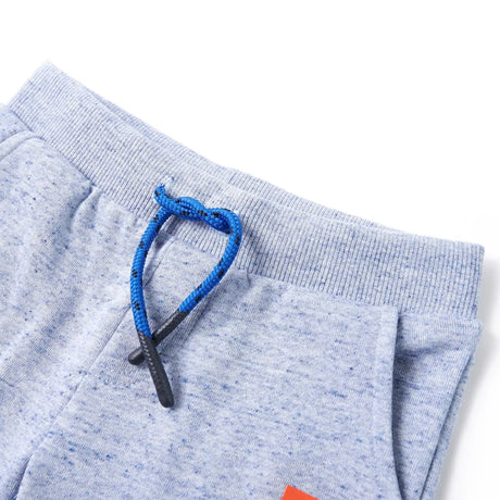 VidaXL Short enfant avec cordon de serrage 116 bleu mélange