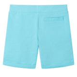 VidaXL Short enfant avec cordon de serrage 104 bleu mer