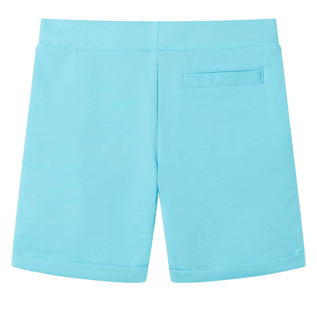 VidaXL Short enfant avec cordon de serrage 140 bleu mer