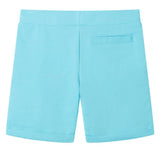 VidaXL Short enfant avec cordon de serrage 140 bleu mer
