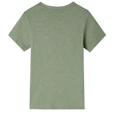 VidaXL Chemise enfant à manches courtes 104 kaki clair