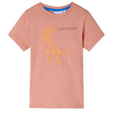 VidaXL Chemise enfant à manches courtes 128 orange clair
