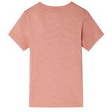 VidaXL Chemise enfant à manches courtes 128 orange clair