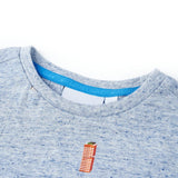 VidaXL Chemise enfant 140 bleu mixte