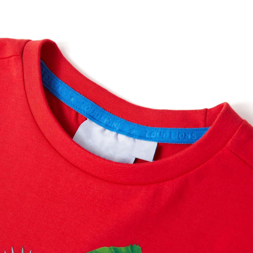 VidaXL Chemise enfant 92 rouge