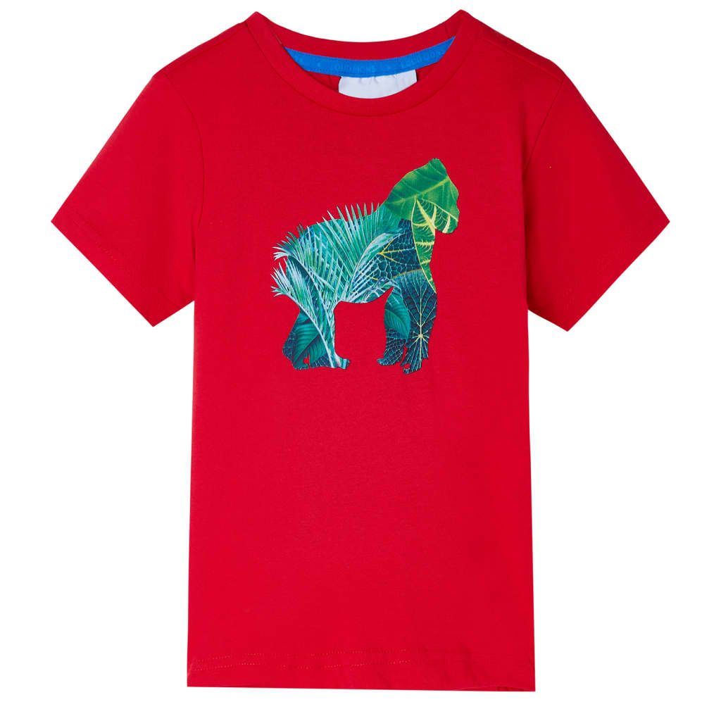 VidaXL Chemise enfant 128 rouge