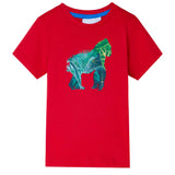 VidaXL Chemise enfant 128 rouge