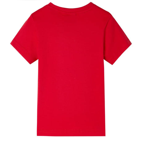 VidaXL Chemise enfant 140 rouge