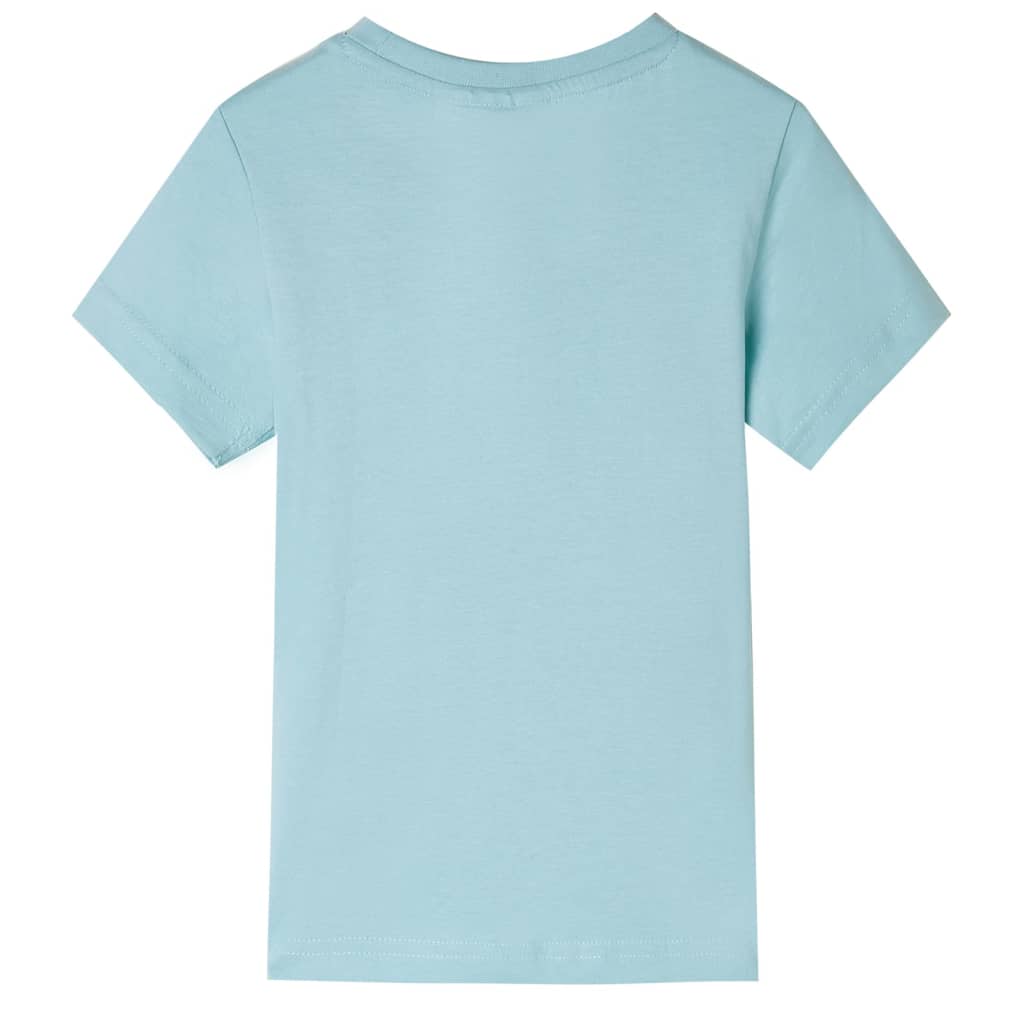 VidaXL Chemise enfant 92 bleu mer clair