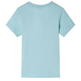 VidaXL Chemise enfant 92 bleu mer clair