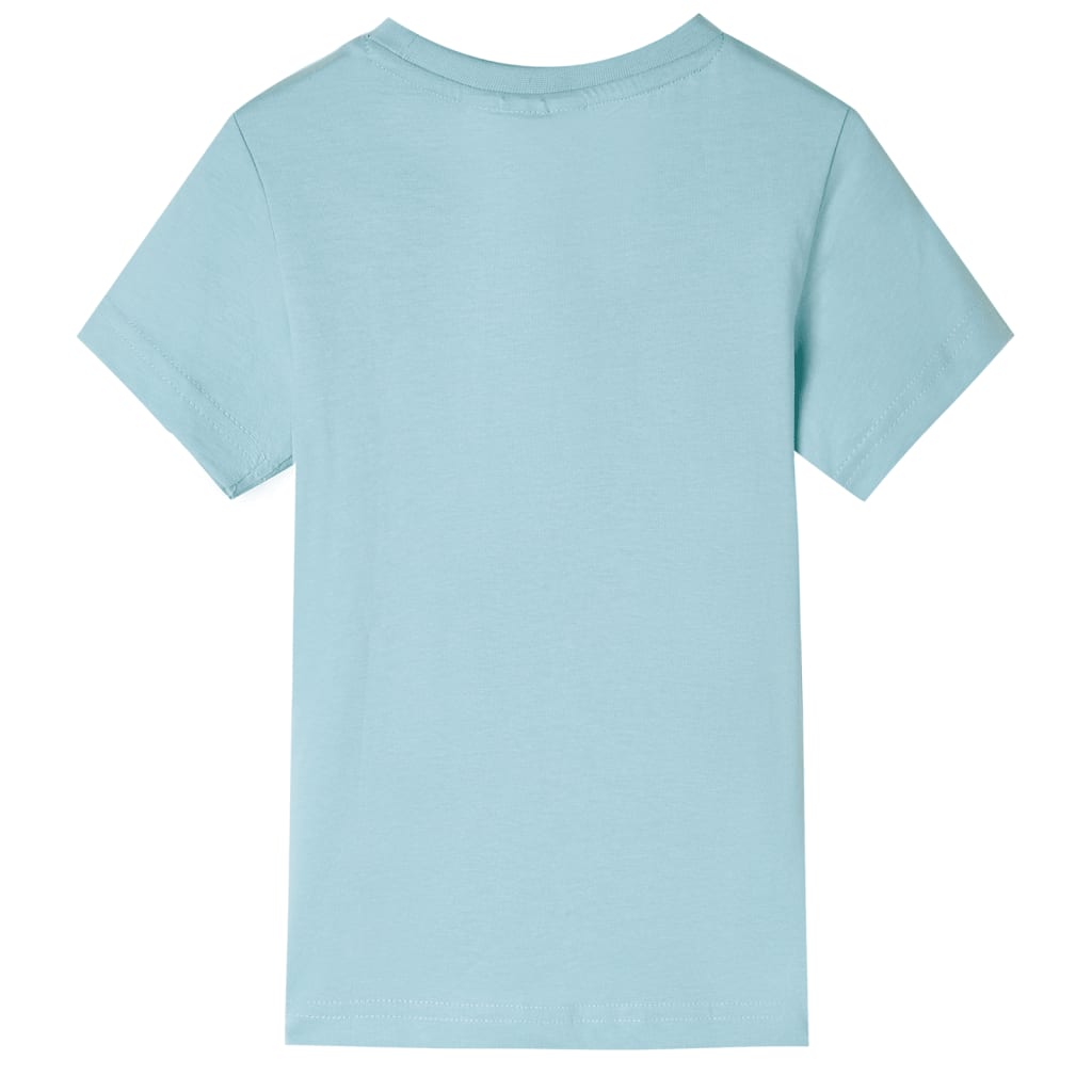VidaXL Chemise enfant 104 bleu mer clair
