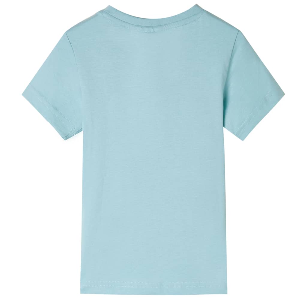 VidaXL Chemise enfant 116 bleu mer clair