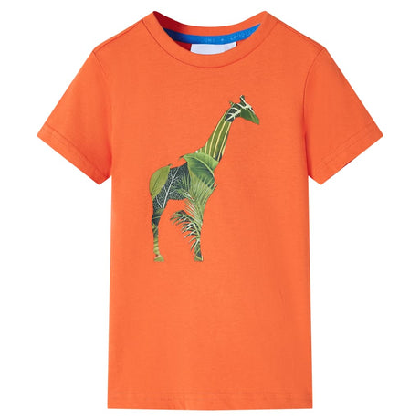 VidaXL Chemise enfant 128 orange vif