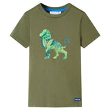 VidaXL Chemise enfant 128 kaki