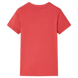 VidaXL Chemise enfant 104 rouge