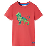 VidaXL Chemise enfant 116 rouge