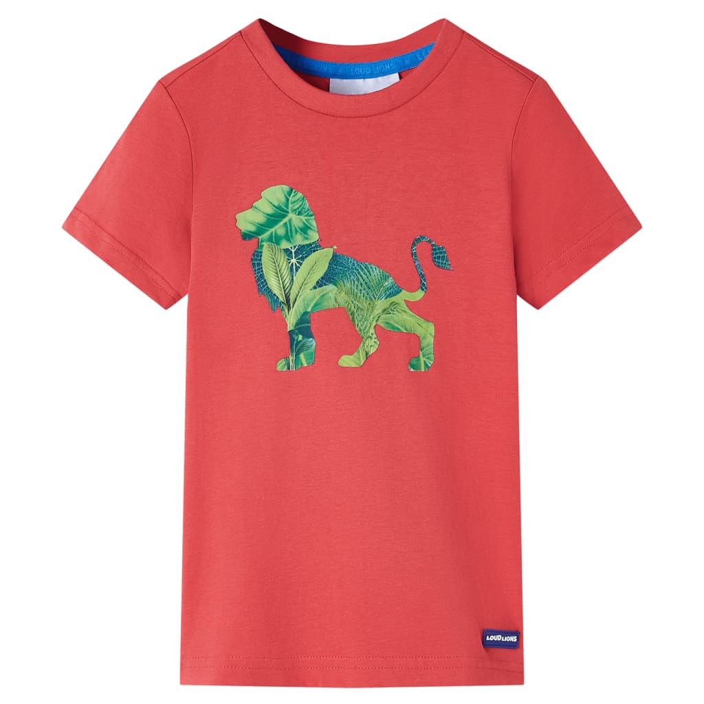 VidaXL Chemise enfant 128 rouge
