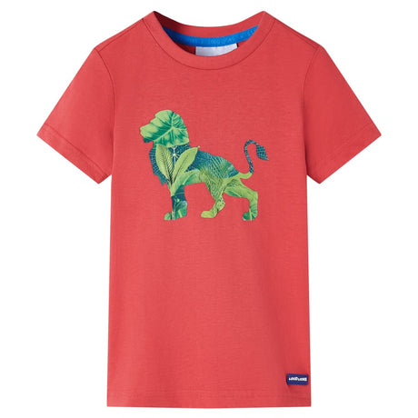 VidaXL Chemise enfant 128 rouge