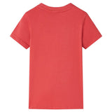 VidaXL Chemise enfant 128 rouge