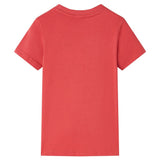 VidaXL Chemise enfant 140 rouge