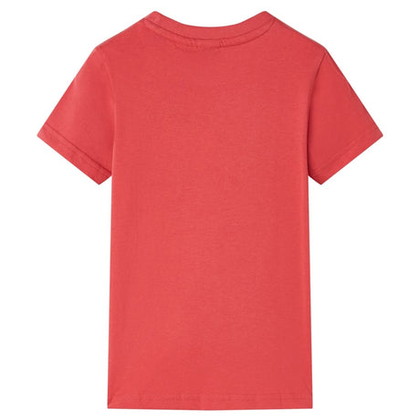 VidaXL Chemise enfant 140 rouge