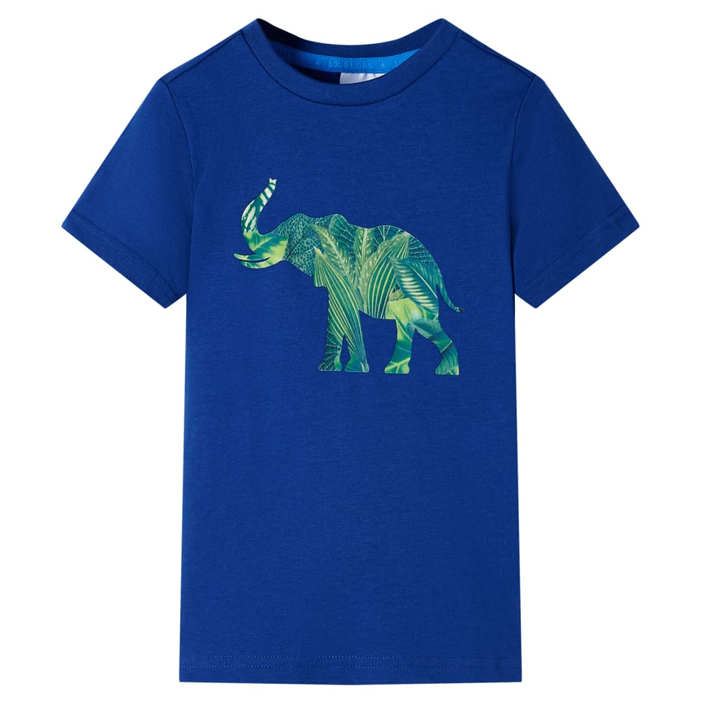 VidaXL Chemise enfant 140 bleu foncé