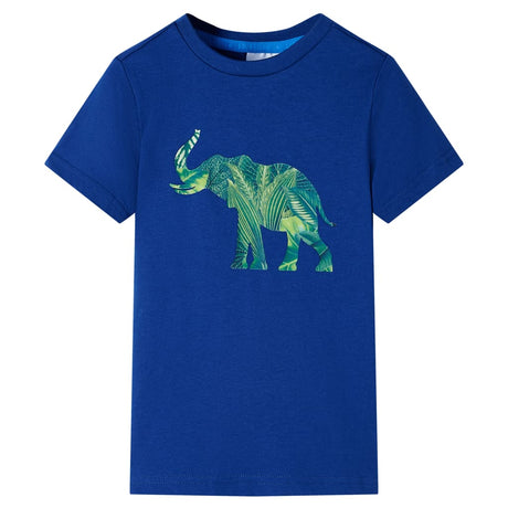 VidaXL Chemise enfant 140 bleu foncé