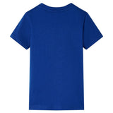 VidaXL Chemise enfant 140 bleu foncé