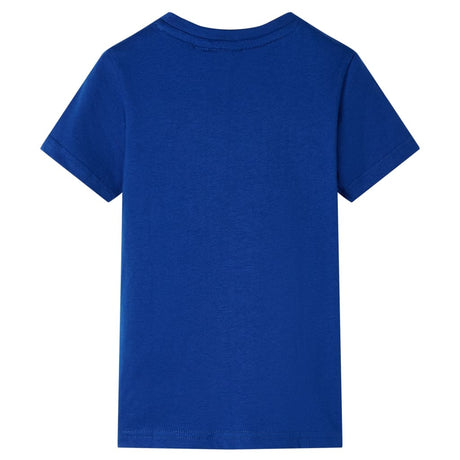 VidaXL Chemise enfant 140 bleu foncé