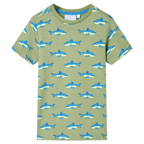 VidaXL Chemise enfant 128 kaki clair