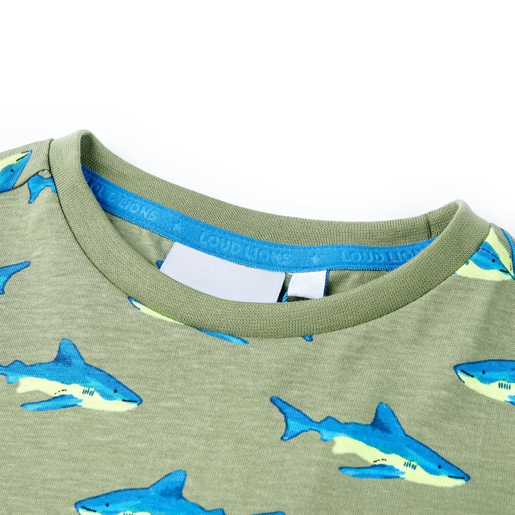 VidaXL Chemise enfant 128 kaki clair