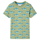 VidaXL Chemise enfant 140 kaki clair