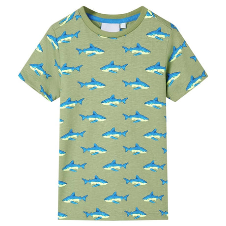 VidaXL Chemise enfant 140 kaki clair