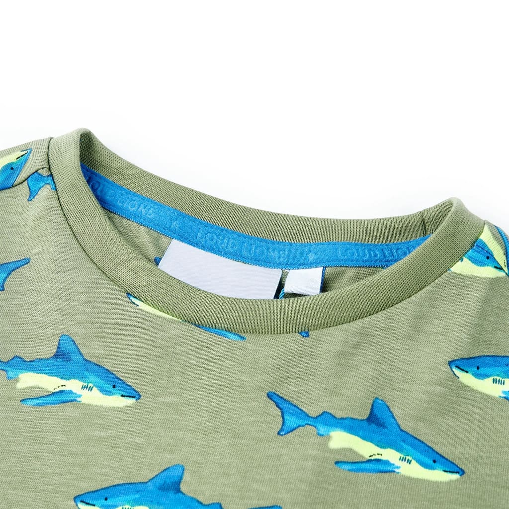 VidaXL Chemise enfant 140 kaki clair