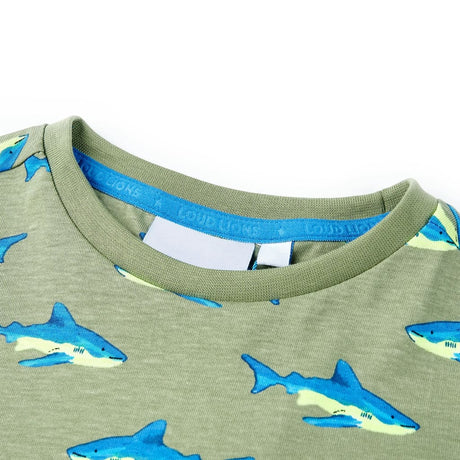 VidaXL Chemise enfant 140 kaki clair