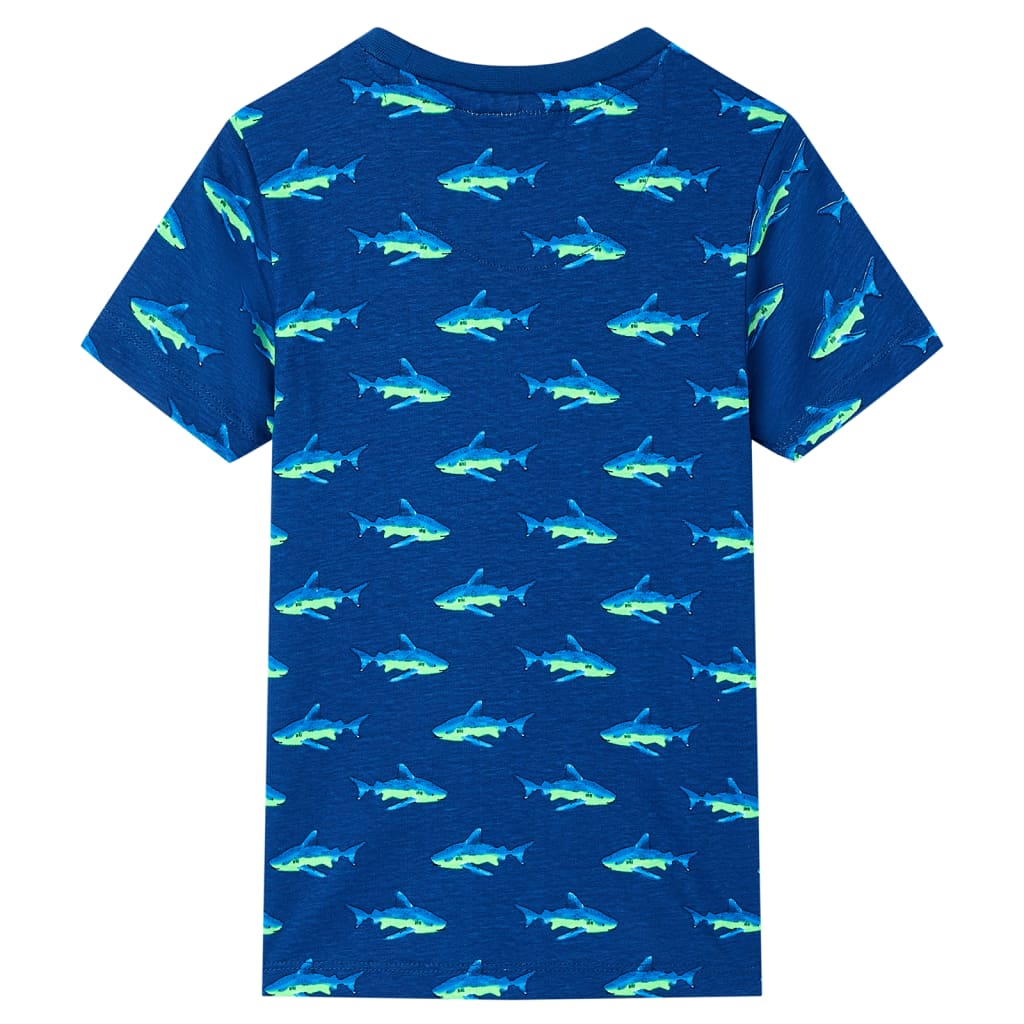VidaXL Chemise enfant 116 bleu foncé