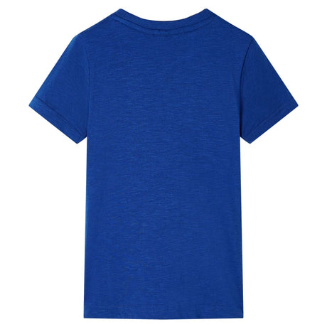 VidaXL Chemise enfant 128 bleu foncé