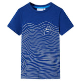 VidaXL Chemise enfant 140 bleu foncé