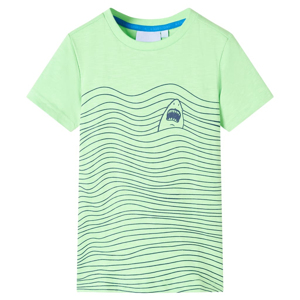 VidaXL Chemise enfant 92 vert fluo