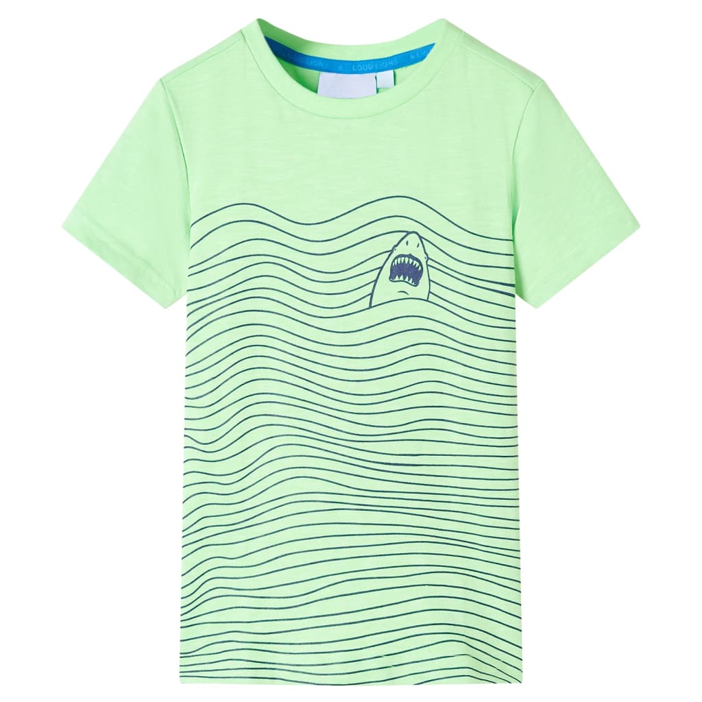 VidaXL Chemise enfant 116 vert fluo