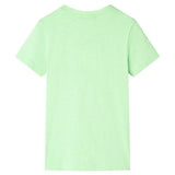 VidaXL Chemise enfant 128 vert fluo