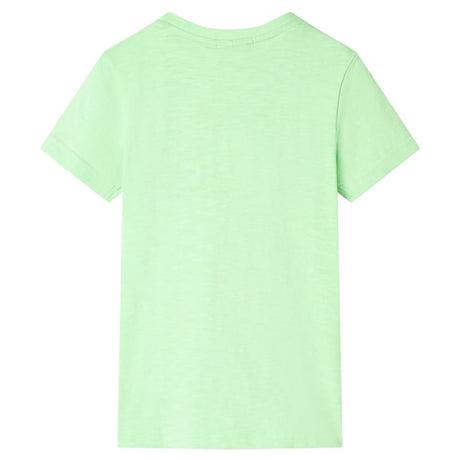 VidaXL Chemise enfant 128 vert fluo