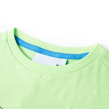 VidaXL Chemise enfant 140 vert fluo