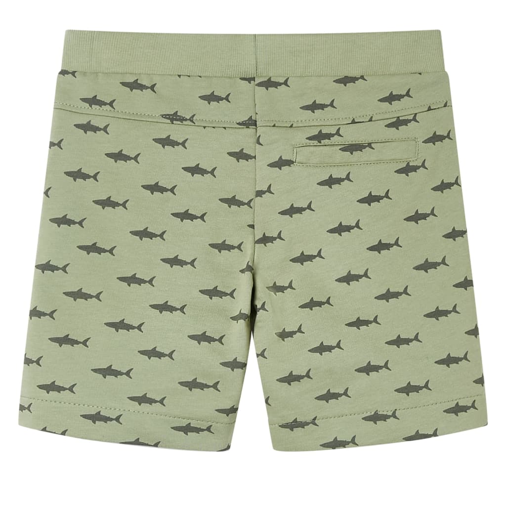 VidaXL Short enfant avec cordon de serrage 104 kaki clair