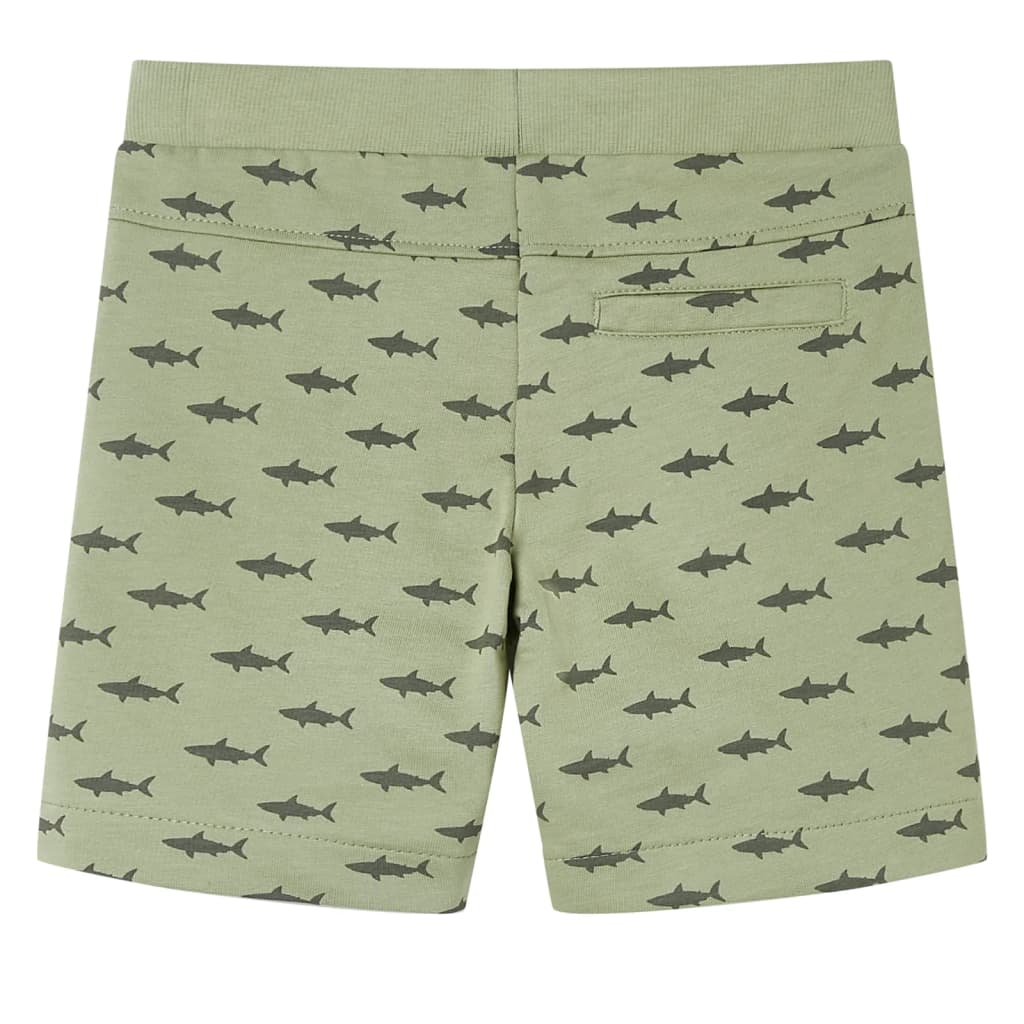 VidaXL Short enfant avec cordon de serrage 116 kaki clair