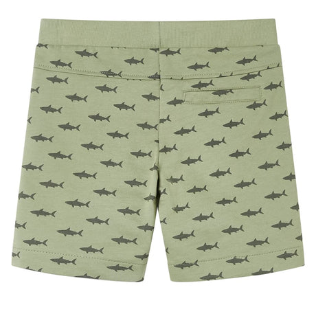 VidaXL Short enfant avec cordon de serrage 116 kaki clair