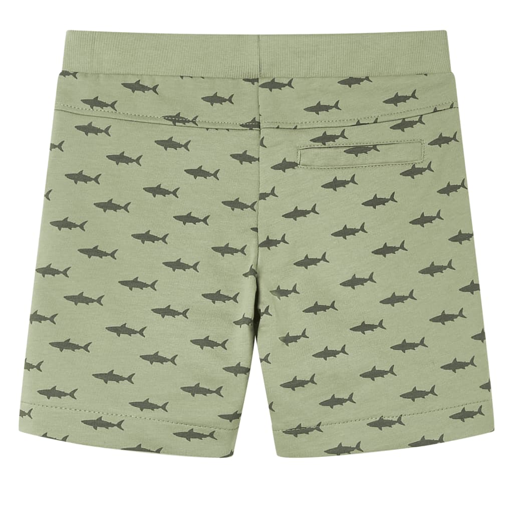 VidaXL Short enfant avec cordon de serrage 140 kaki clair