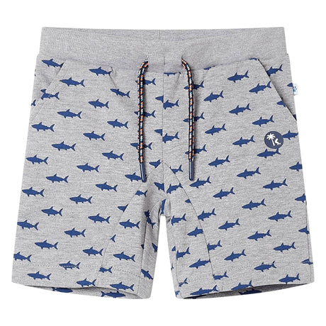 VidaXL Short enfant avec cordon de serrage 116 gris clair mélangé