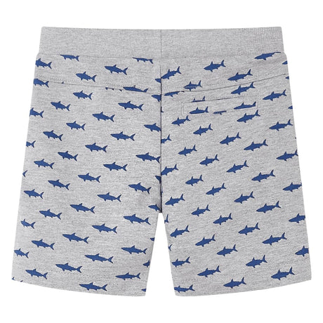 VidaXL Short enfant avec cordon de serrage 116 gris clair mélangé