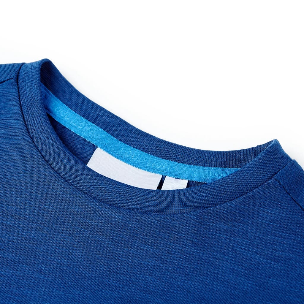 VidaXL Chemise enfant 92 bleu foncé